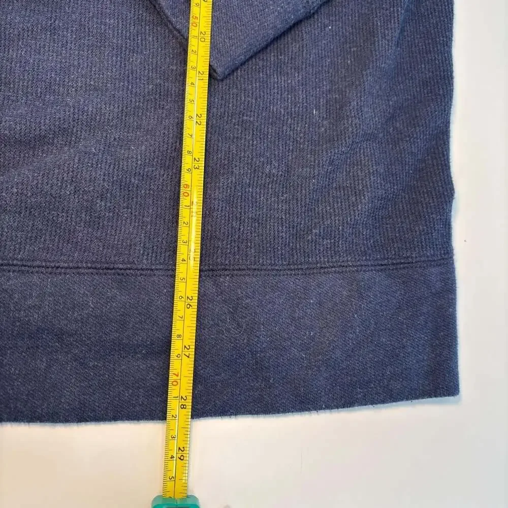 Banana Republic Navy Textured Thermal Crewneck XL